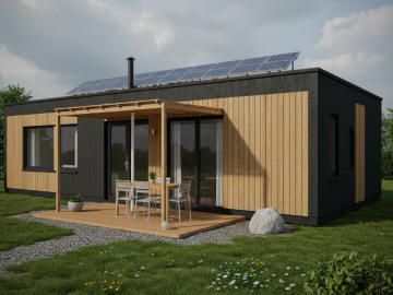 moduli prefabbricati affiancati abitativi