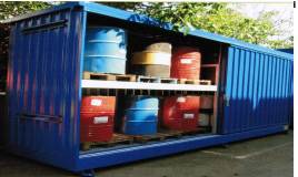 deposito container combustibile infiammabili