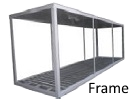Strutture frame Container, sceletri container
